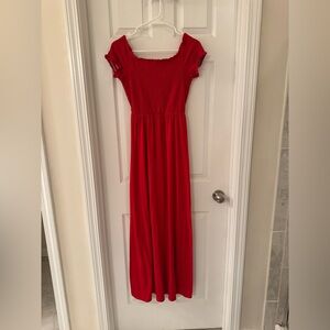 Polagram Vibrant Red Dress